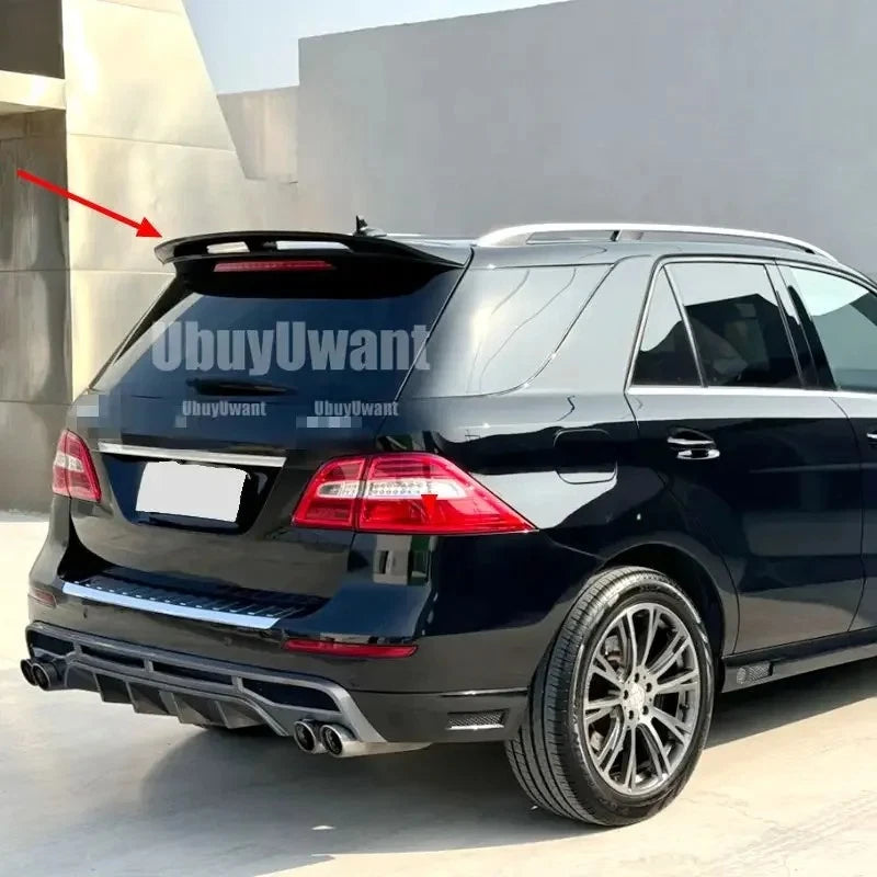 Mercedes GLE Class W166 Gloss Black Rear Roof Spoiler Lip Wing Body Kit 12-18