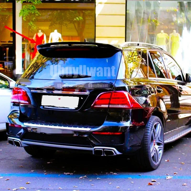 Mercedes GLE Class W166 Gloss Black Rear Roof Spoiler Lip Wing Body Kit 12-18