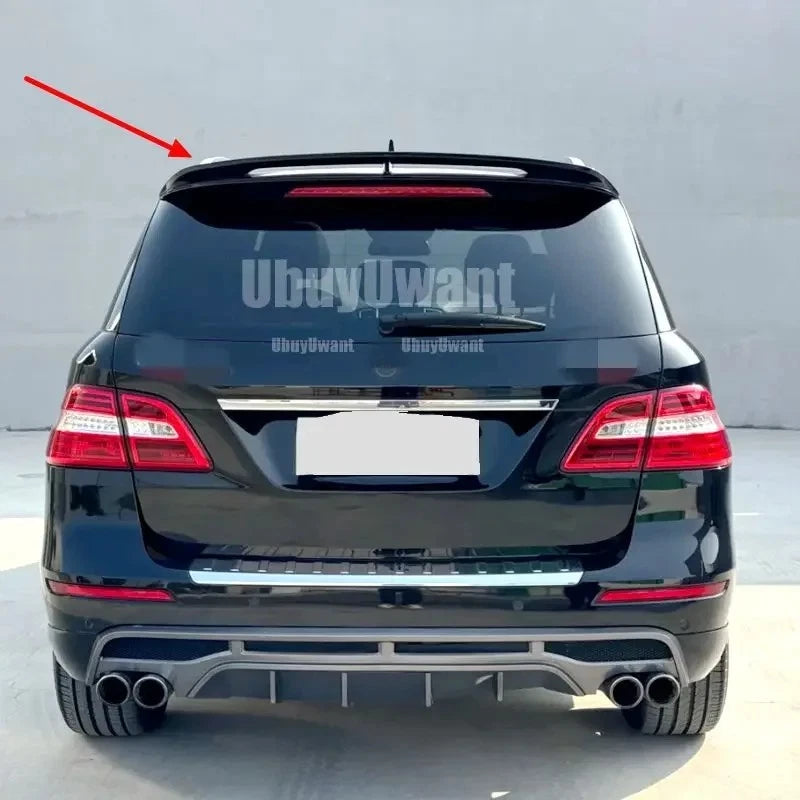Mercedes GLE Class W166 Gloss Black Rear Roof Spoiler Lip Wing Body Kit 12-18