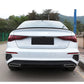 Audi A3 S3 RS3 8Y Saloon Gloss Black S3 Style Rear Boot Spoiler Lip Wing 2020+