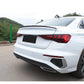 Audi A3 S3 RS3 8Y Saloon Gloss Black S3 Style Rear Boot Spoiler Lip Wing 2020+