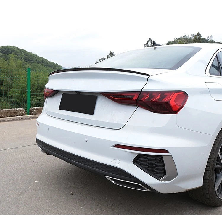 Audi A3 S3 RS3 8Y Saloon Gloss Black S3 Style Rear Boot Spoiler Lip Wing 2020+