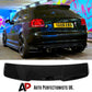 Audi A3 8P 3 DOOR RS3 Style Gloss Black Rear Roof Spoiler Boot Wing Lip 2003-13