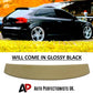 Audi A3 8P 3 DOOR S3 Style Gloss Black Rear Roof Spoiler Boot Wing Lip 2003-2013