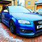 Audi A3 8P FACELIFT Gloss Black Front Splitter Spoiler Lip Body Kit 2008-2013