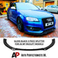 Audi A3 8P FACELIFT Gloss Black Front Splitter Spoiler Lip Body Kit 2008-2013