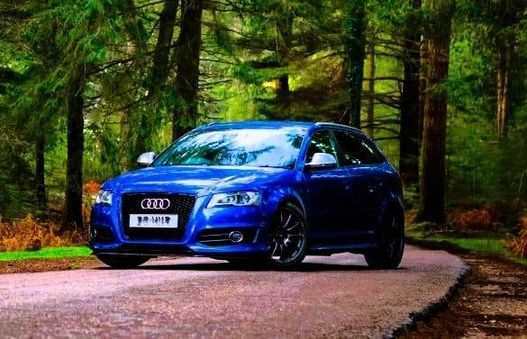 Audi A3 8P FACELIFT Gloss Black Front Splitter Spoiler Lip Body Kit 2008-2013