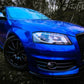 Audi A3 8P FACELIFT Gloss Black Front Splitter Spoiler Lip Body Kit 2008-2013