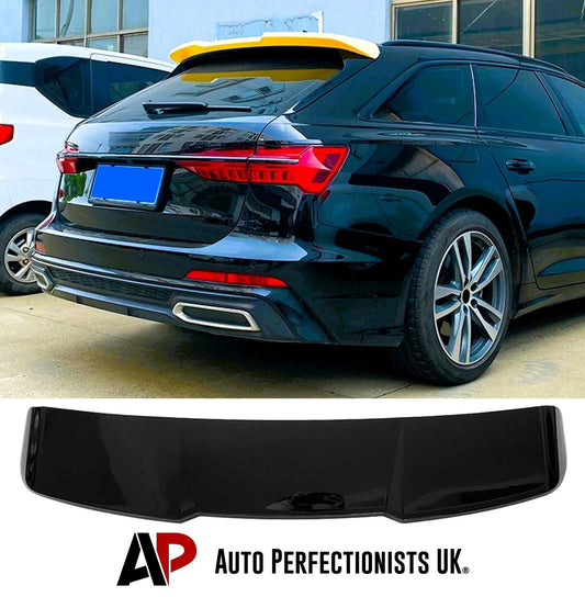 Audi A6 C8 Avant Estate RS6 Style Gloss Black Rear Roof Spoiler Lip Wing 2018+