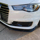Audi A6 S6 S Line C7 PREFACELIFT Gloss Black Front Splitter Spoiler Lip 2013-15