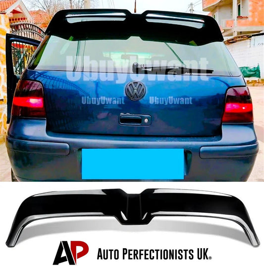 VW Golf MK4 GTI R32 R Oettinger Style Gloss Black Rear Roof Spoiler Wing Lip Kit