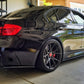 BMW 3 Series F30 F31 Gloss Black Side Skirts Extensions Spoiler Splitter Lip Kit