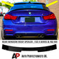 BMW 4 Series M4 F32 Gloss Black Rear Roof Spoiler Window Lip Wing Body Kit 13-20