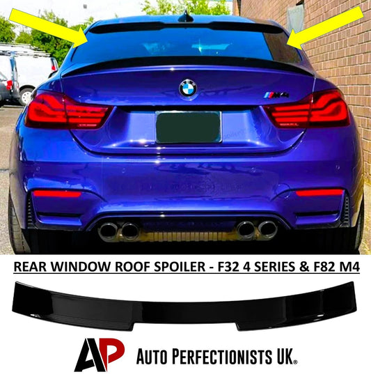 BMW 4 Series M4 F32 Gloss Black Rear Roof Spoiler Window Lip Wing Body Kit 13-20
