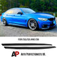 BMW 4 Series F32 F33 F36 Gloss Black Side Skirts Extensions Spoiler Splitter Lip