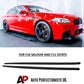BMW 5 Series F10 F11 Gloss Black Side Skirts Extensions Spoiler Splitter Lip Kit