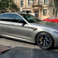 BMW 5 Series G30 G31 Gloss Black Side Skirts Extensions Spoiler Splitter Lip Kit