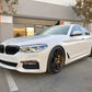 BMW 5 Series G30 G31 Gloss Black Side Skirts Extensions Spoiler Splitter Lip Kit