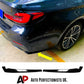 BMW 5 Series M5 G30 Gloss Black Rear Corner Side Spats Diffuser Splitter Bodykit
