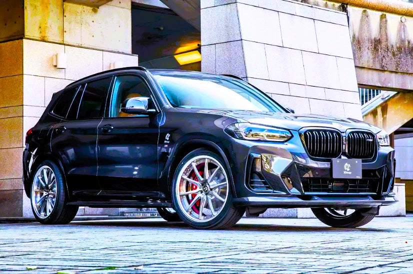 BMW X3 G01 Gloss Black Side Skirts Extensions Spoiler Splitter Lip Body Kit 18+