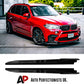 BMW X5 F15 Gloss Black Side Skirts Extensions Spoiler Splitter Lip Bodykit 14-18