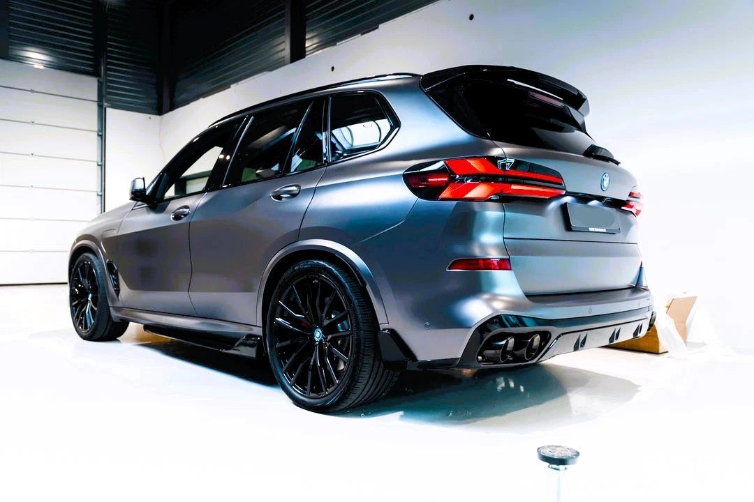 BMW X5 G05 Gloss Black Side Skirts Extensions Spoiler Splitter Lip Bodykit 2018+