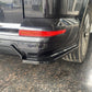 VW Transporter T6 Gloss Black Rear Diffuser Valance Splitter Spoiler Lip Bodykit