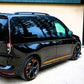 VW Caddy MK5 SWB Gloss Black Side Skirts Extensions Spoiler Splitter Lip Kit 21+