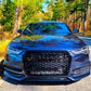 Audi RS6 Style A6 S6 C7 Front Main Grille Gloss Black Honeycomb Mesh Grill 16-18