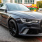 Audi RS6 Style A6 S6 C7 Front Main Grille Gloss Black Honeycomb Mesh Grill 16-18