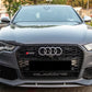 Audi RS6 Style A6 S6 C7 Front Main Grille Gloss Black Honeycomb Mesh Grill 16-18
