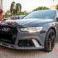Audi RS6 Style A6 S6 C7 Front Main Grille Gloss Black Honeycomb Mesh Grill 16-18