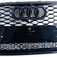 Audi RS7 Style A7 S7 Front Main Grille Gloss Black Honeycomb Mesh Grill 16-18