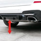 BMW X3 G01 M Sport X3M Style Gloss Black Rear Diffuser Lip Valance Body Kit