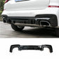 BMW X3 G01 M Sport X3M Style Gloss Black Rear Diffuser Lip Valance Body Kit