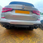 BMW X3 G01 M Sport X3M Style Gloss Black Rear Diffuser Lip Valance Body Kit