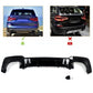 BMW X3 G01 M Sport X3M Style Gloss Black Rear Diffuser Lip Valance Body Kit