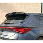 SEAT Leon MK4 OT Style Gloss Black Rear Boot Roof Spoiler Lip Wing Cupra 2020+