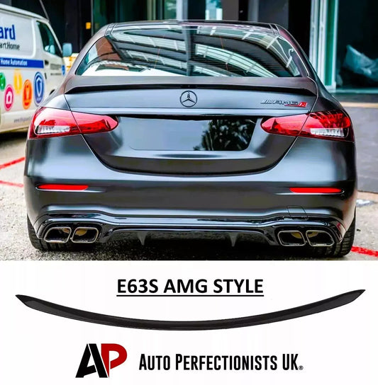 Mercedes E Class E63 W213 Car Rear Spoiler 2020-2024 Gloss Black