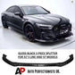 For Audi A7 S7 S Line C8 Gloss Black Front Splitter Body Kit 2017+