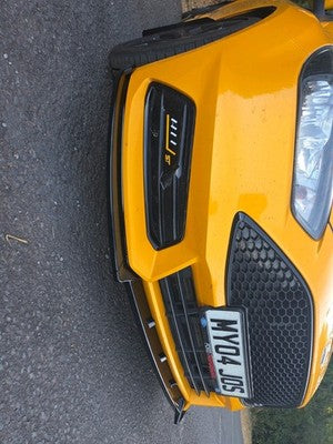 For Ford Focus ST MK3.5 Gloss Black Front Splitter Spoiler Lip Body Kit 15-18