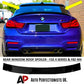 For BMW 4 Series M4 F32 Gloss Black Rear Roof Spoiler Window Lip Wing 2013-2020