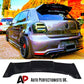 VW Polo MK5 Car Rear Roof Spoiler 2009-17 Batman Style Gloss Black