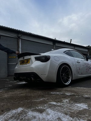 For Toyota GT86 Subaru BRZ Gloss Black High Kick Ducktail Boot Spoiler 2013-20