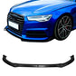 For Audi A6 S6 S Line C7 Gloss Black Front Spoiler Lip Body Kit 16-18
