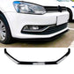 For VW Volkswagen Polo MK5 Front Splitter Lip 2009-2017 Gloss Black