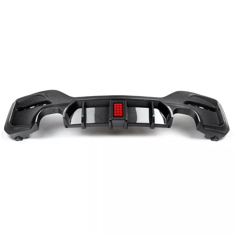 BMW 1 Series F20 F21 Rear Diffuser Lip Bumper 2015-2019 Carbon Fibre