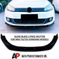 For VW Golf MK6 TSI TDI Front Splitter Lip Kit 2008-2013 ABS Gloss Black