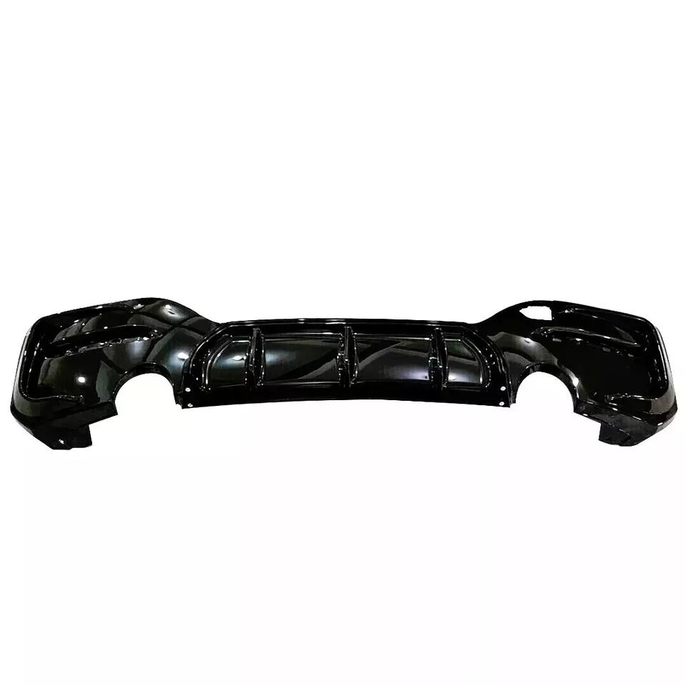 BMW 1 Series F20 F21 Rear Diffuser Lip Bumper 2015-2019 Gloss Black