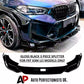 BMW X3M F97 LCI Front Splitter Wing Kit 2022-2024 ABS Gloss Black